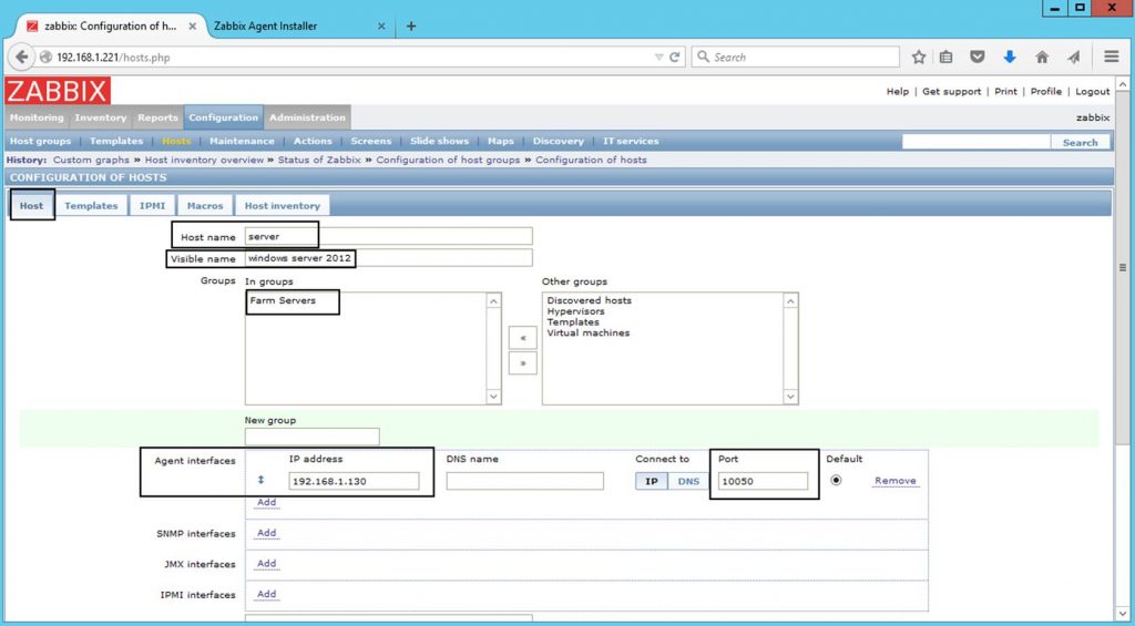 Как русифицировать zabbix centos